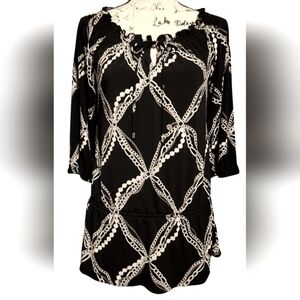 WHBM 3/4 Tunic Blouse